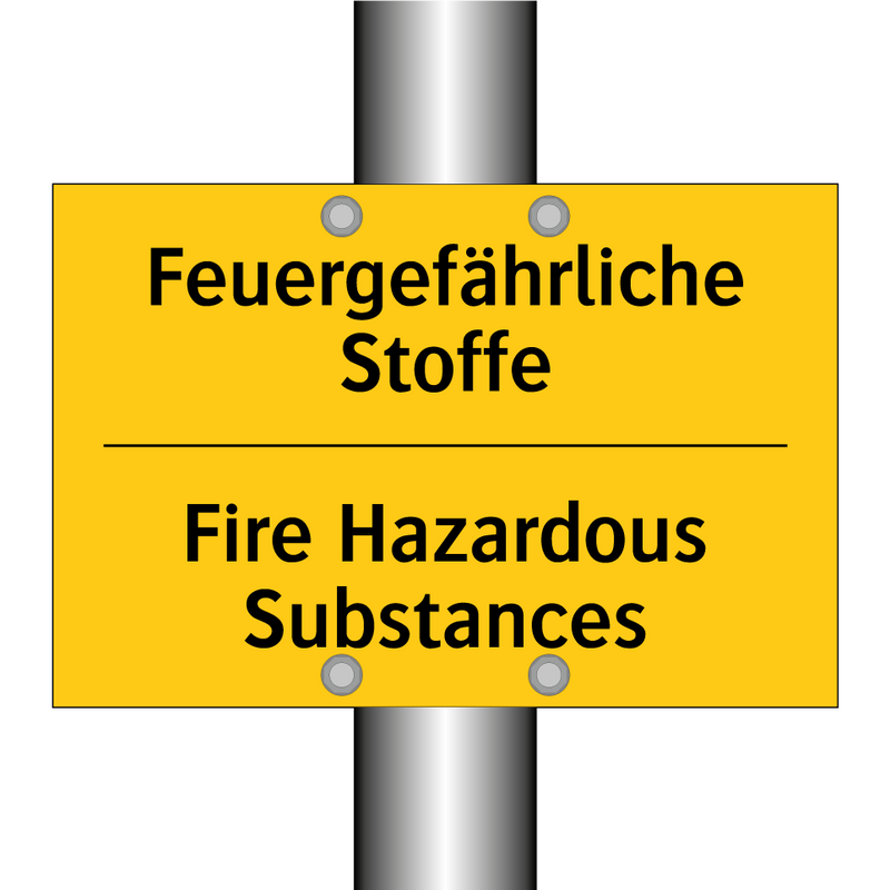 Feuergefährliche Stoffe - Fire Hazardous Substances