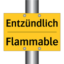 Entzündlich - Flammable
