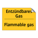 Entzündbares Gas - Flammable gas