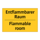 Entflammbarer Raum - Flammable room