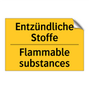 Entzündliche Stoffe - Flammable substances