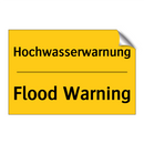 Hochwasserwarnung - Flood Warning
