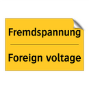 Fremdspannung - Foreign voltage