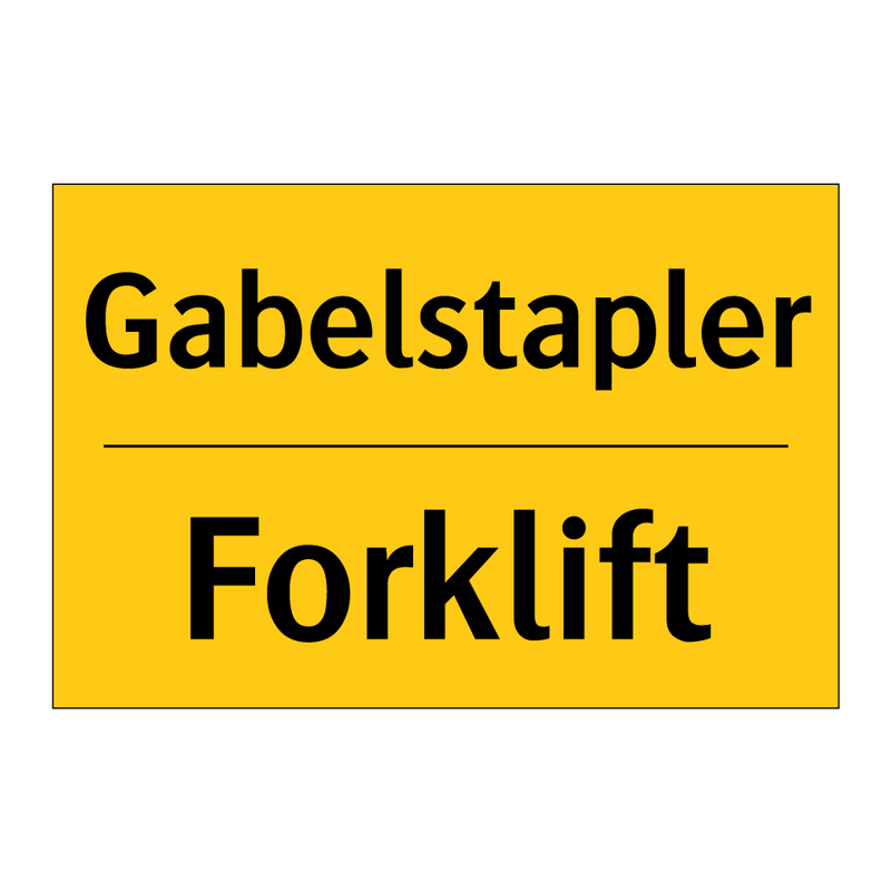 Gabelstapler - Forklift