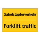 Gabelstaplerverkehr - Forklift traffic