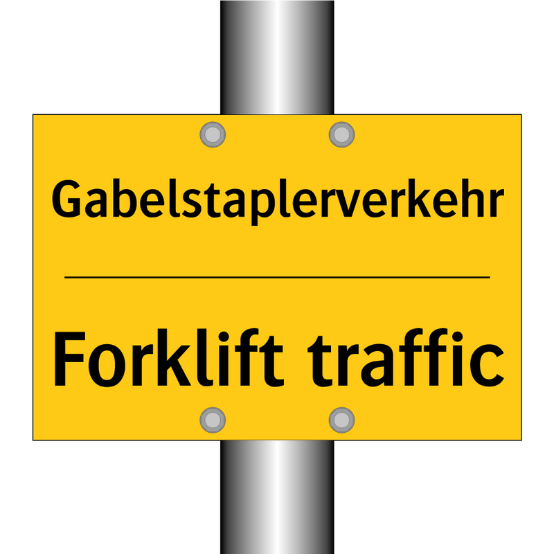 Gabelstaplerverkehr - Forklift traffic