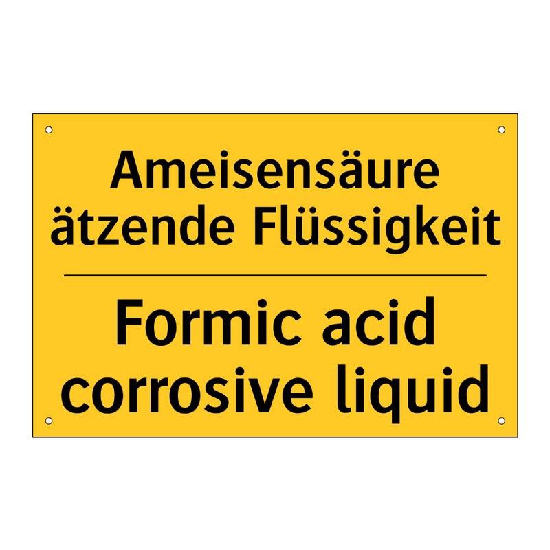 Ameisensäure ätzende Flüssigkeit/.../ - Formic acid corrosive liquid