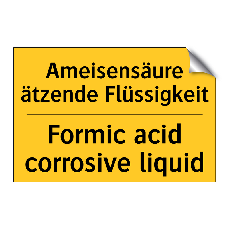 Ameisensäure ätzende Flüssigkeit/.../ - Formic acid corrosive liquid