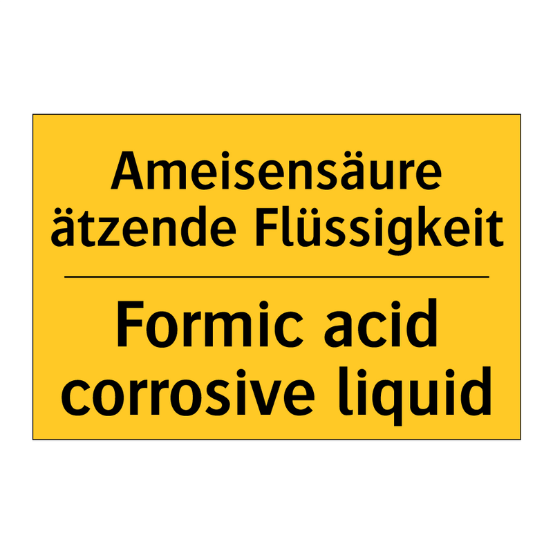 Ameisensäure ätzende Flüssigkeit/.../ - Formic acid corrosive liquid