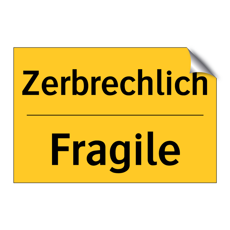 Zerbrechlich - Fragile