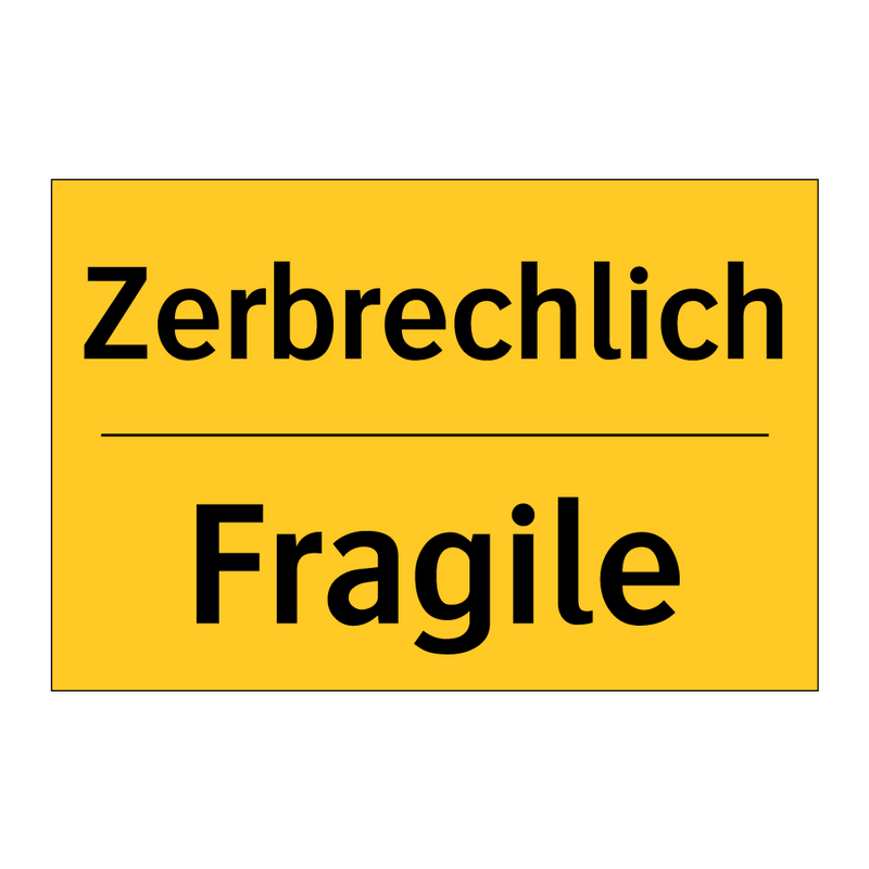 Zerbrechlich - Fragile