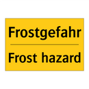 Frostgefahr - Frost hazard