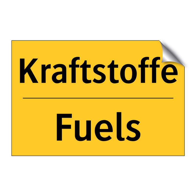 Kraftstoffe - Fuels