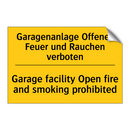 Garagenanlage Offenes Feuer und /.../ - Garage facility Open fire and /.../