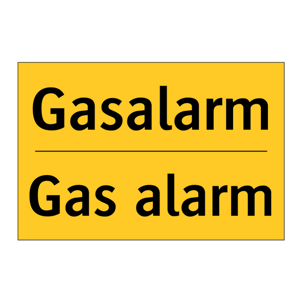 Gasalarm - Gas alarm