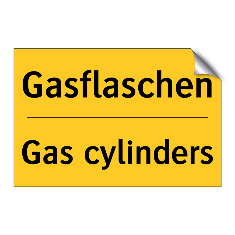 Gasflaschen - Gas cylinders