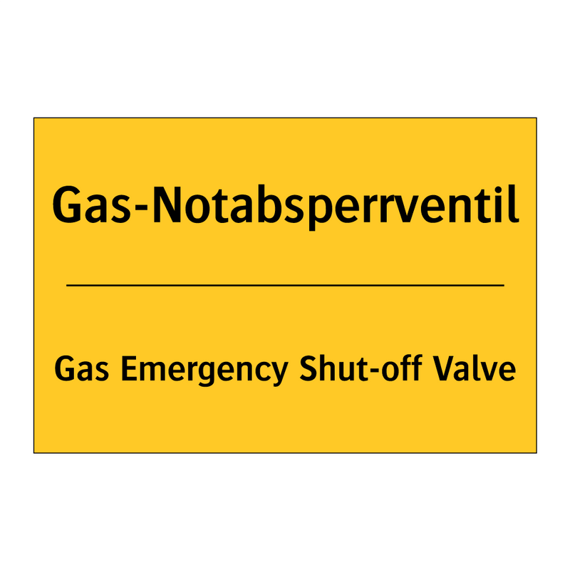 Gas-Notabsperrventil - Gas Emergency Shut-off Valve
