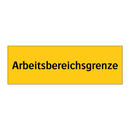 Arbeitsbereichsgrenze
