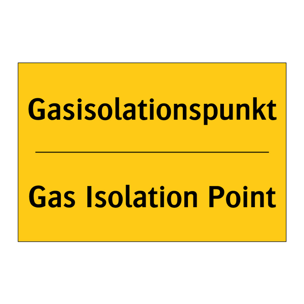 Gasisolationspunkt - Gas Isolation Point