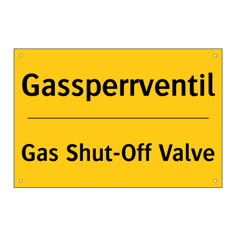 Gassperrventil - Gas Shut-Off Valve