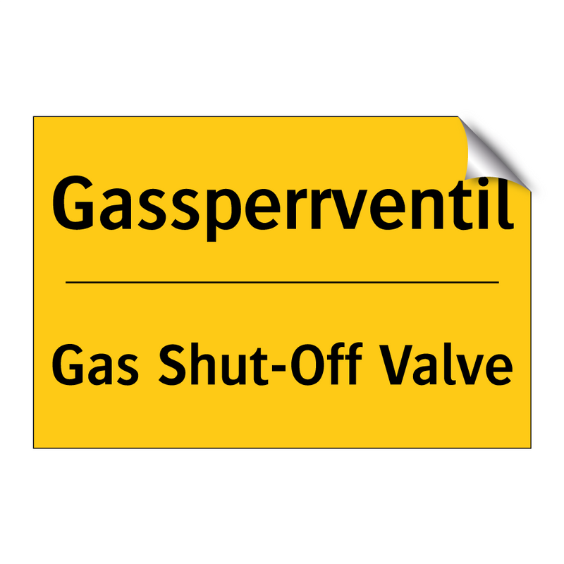 Gassperrventil - Gas Shut-Off Valve