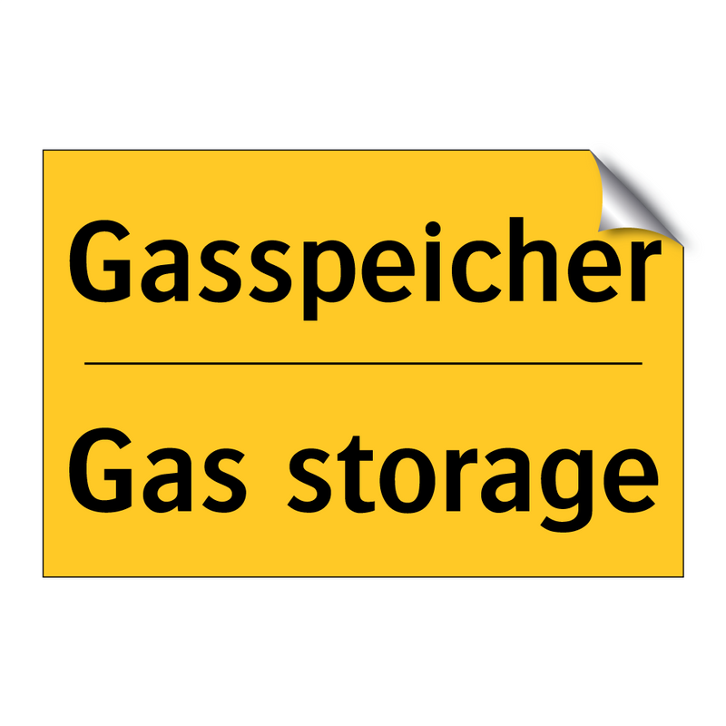 Gasspeicher - Gas storage