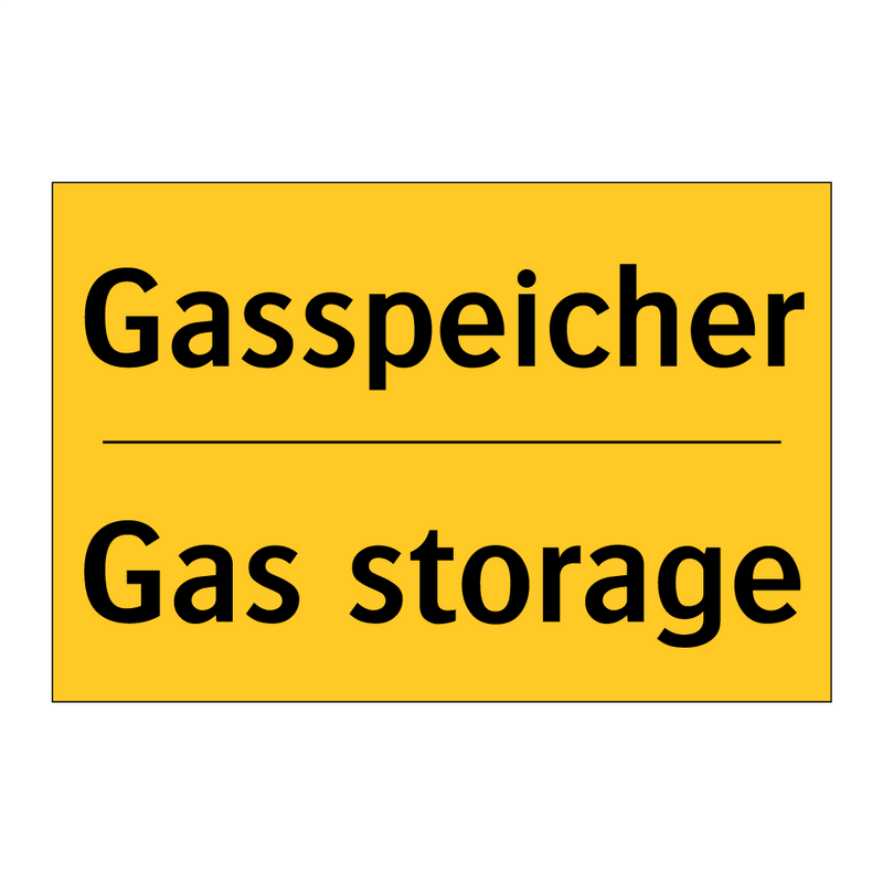 Gasspeicher - Gas storage