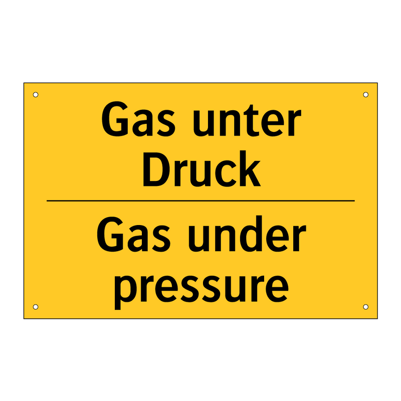 Gas unter Druck - Gas under pressure