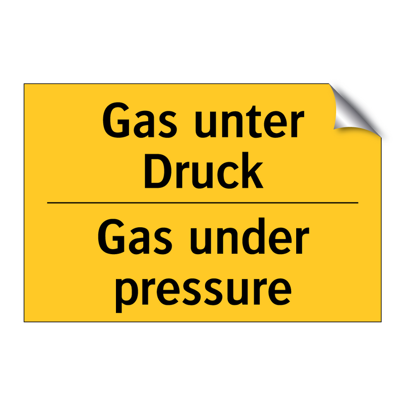 Gas unter Druck - Gas under pressure