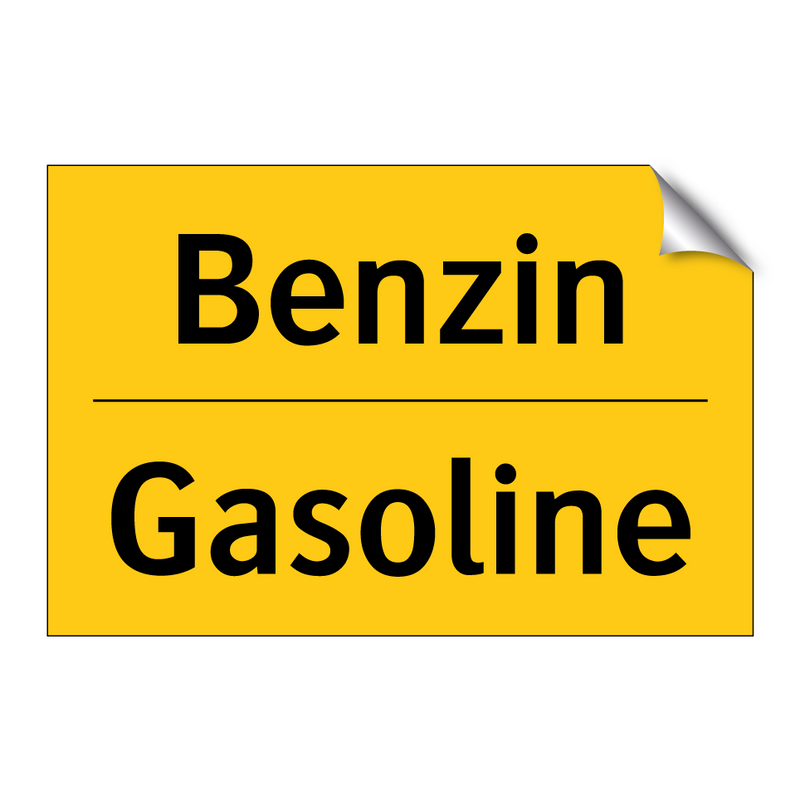Benzin - Gasoline
