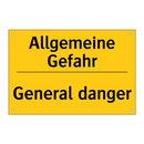 Allgemeine Gefahr - General danger