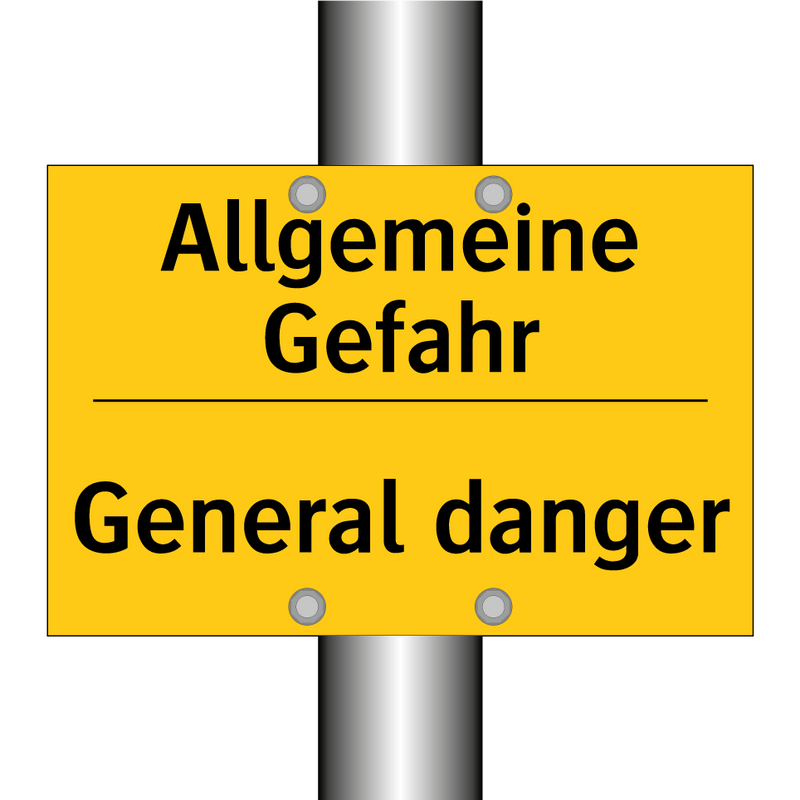 Allgemeine Gefahr - General danger