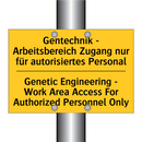 Gentechnik - Arbeitsbereich Zugang /.../ - Genetic Engineering - Work Area /.../
