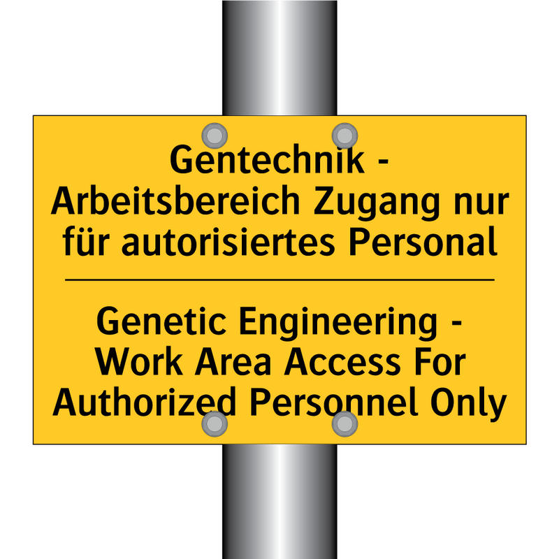 Gentechnik - Arbeitsbereich Zugang /.../ - Genetic Engineering - Work Area /.../