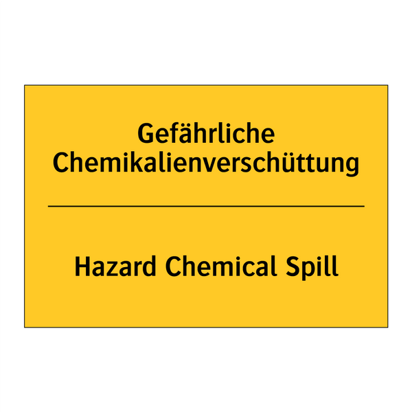 Gefährliche Chemikalienverschüttung/.../ - Hazard Chemical Spill