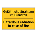 Gefährliche Strahlung im Brandfall/.../ - Hazardous radiation in case of /.../