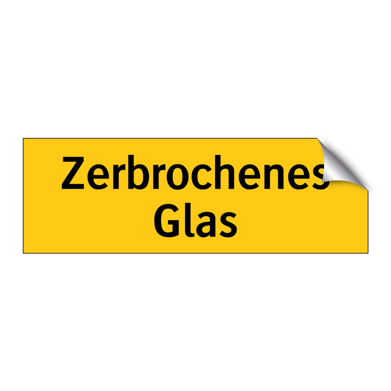 Zerbrochenes Glas