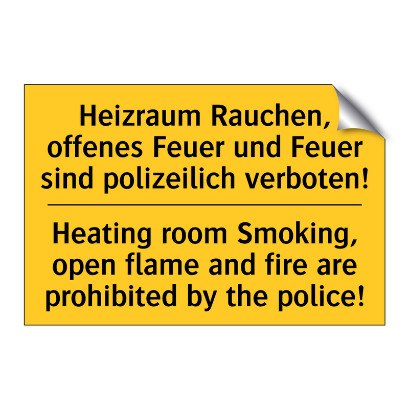Heizraum Rauchen, offenes Feuer /.../ - Heating room Smoking, open flame /.../