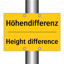 Höhendifferenz - Height difference