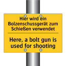 Hier wird ein Bolzenschussgerät /.../ - Here, a bolt gun is used for shooting/.../