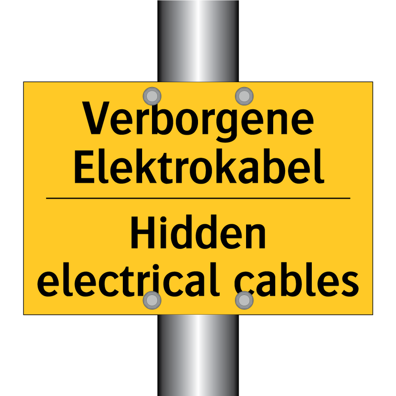 Verborgene Elektrokabel - Hidden electrical cables