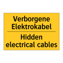 Verborgene Elektrokabel - Hidden electrical cables