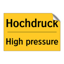 Hochdruck - High pressure