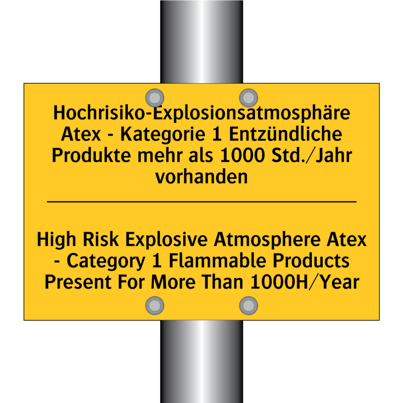 Hochrisiko-Explosionsatmosphäre /.../ - High Risk Explosive Atmosphere /.../