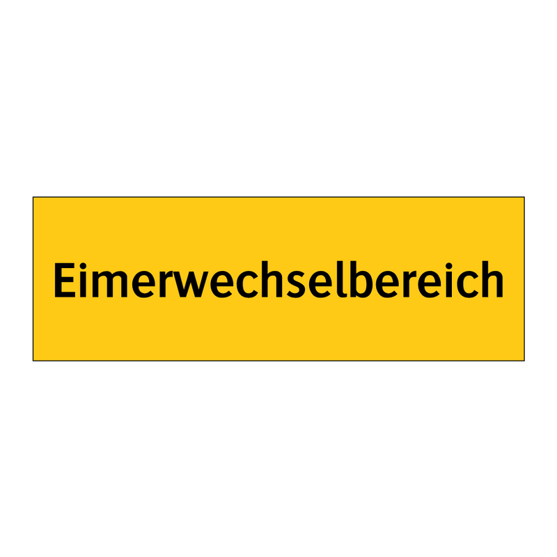 Eimerwechselbereich