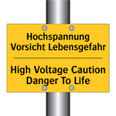 Hochspannung Vorsicht Lebensgefahr/.../ - High Voltage Caution Danger To /.../