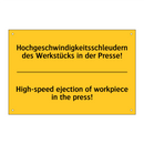Hochgeschwindigkeitsschleudern /.../ - High-speed ejection of workpiece /.../