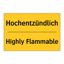 Hochentzündlich - Highly Flammable