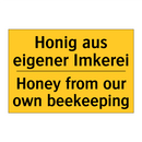 Honig aus eigener Imkerei - Honey from our own beekeeping