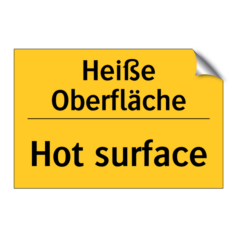 Heiße Oberfläche - Hot surface